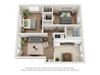 2 Bedroom, 1 Bathroom